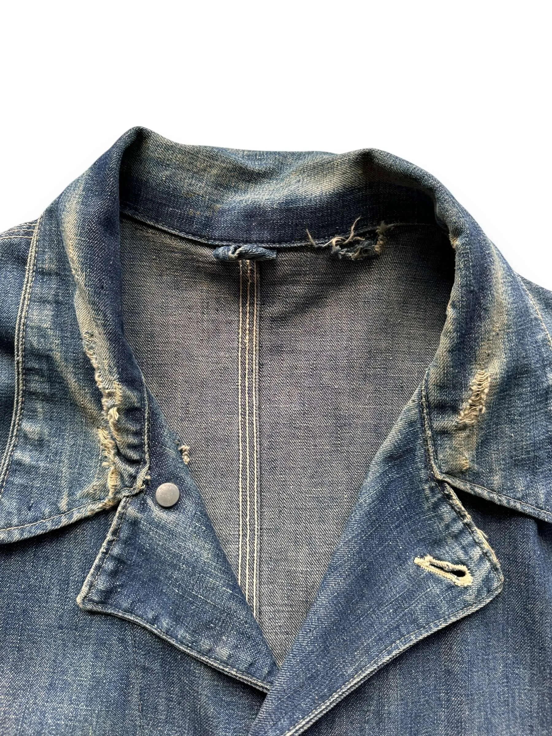 Vintage Hercules Denim Chore Coat w/ Added Pockets SZ XL