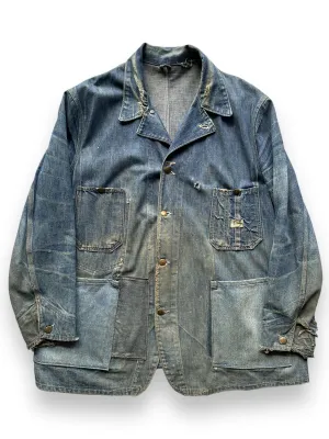 Vintage Hercules Denim Chore Coat w/ Added Pockets SZ XL