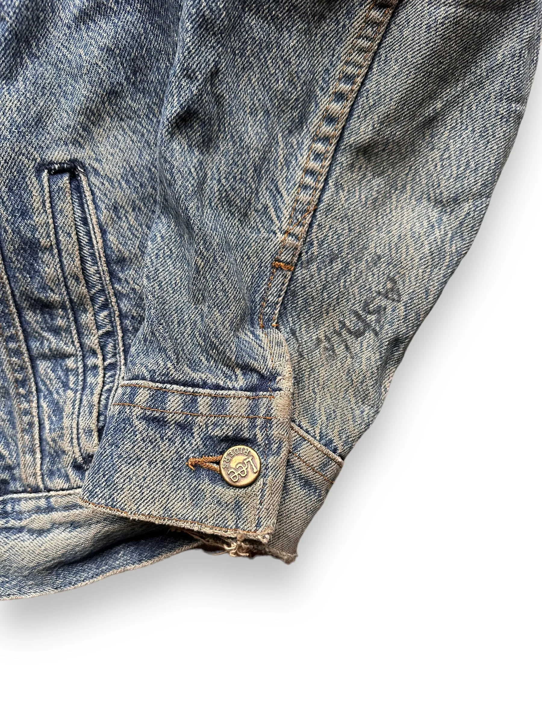 Vintage Lee 101-J Denim Jacket SZ XL | Vintage Denim Workwear Seattle | Seattle Vintage Denim