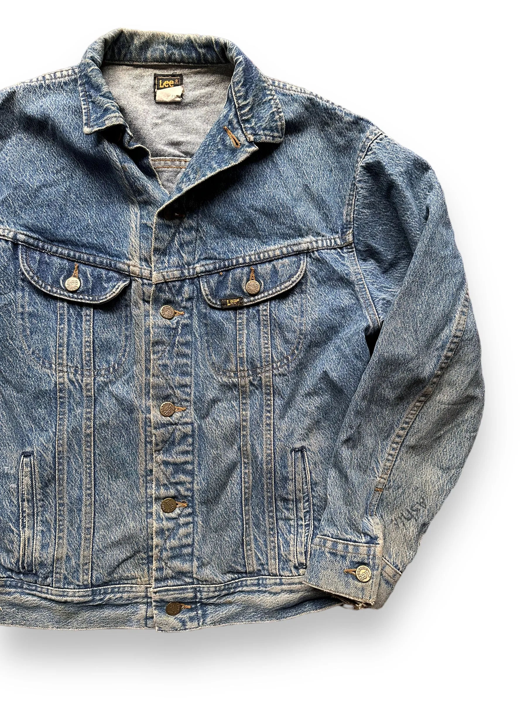 Vintage Lee 101-J Denim Jacket SZ XL | Vintage Denim Workwear Seattle | Seattle Vintage Denim