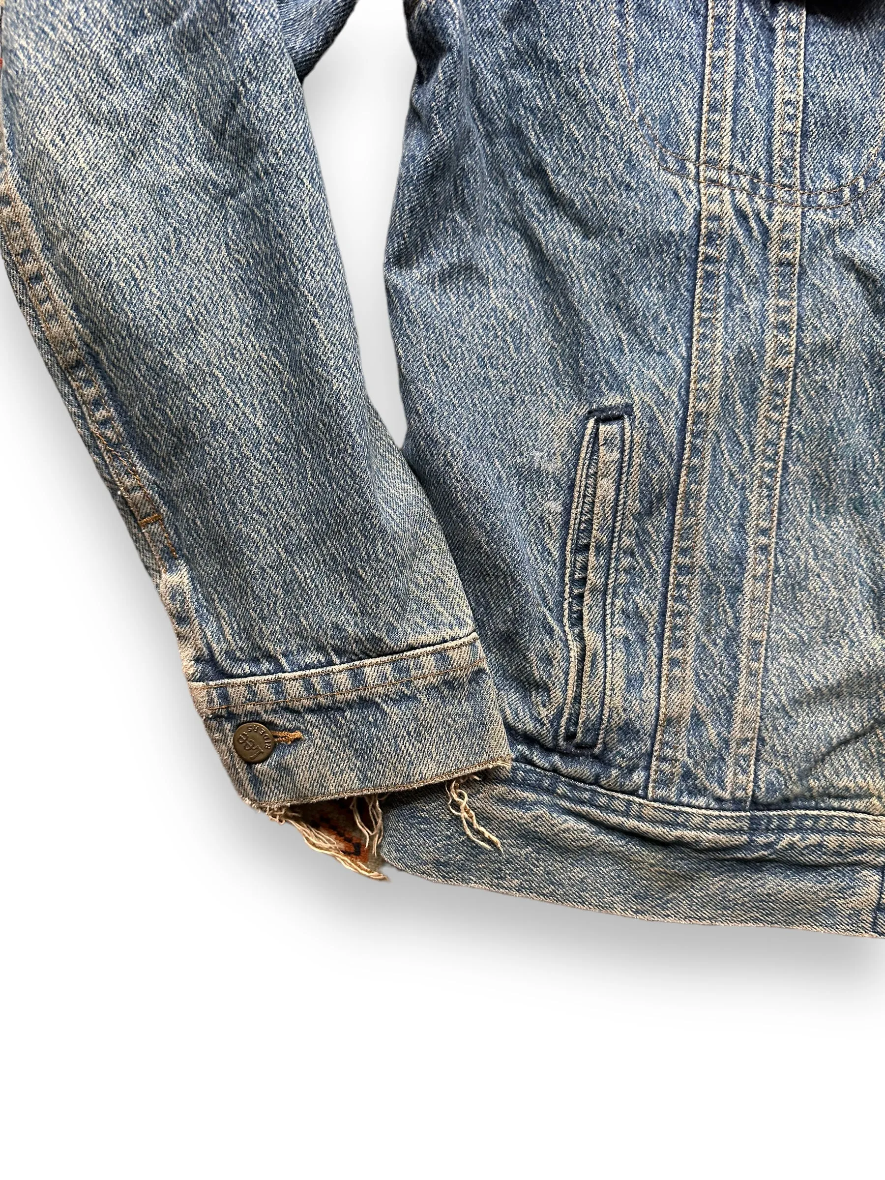 Vintage Lee 101-J Denim Jacket SZ XL | Vintage Denim Workwear Seattle | Seattle Vintage Denim