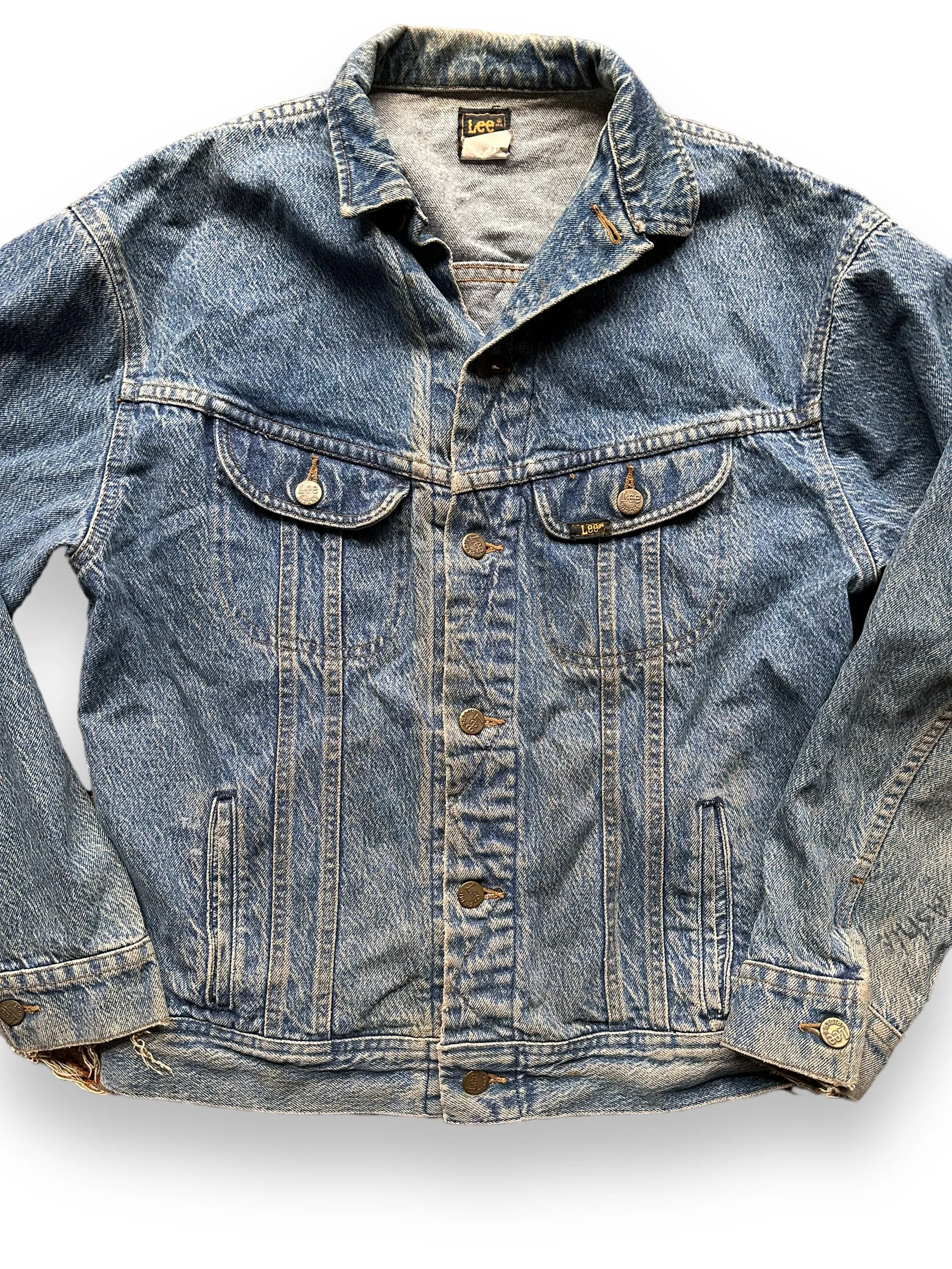 Vintage Lee 101-J Denim Jacket SZ XL | Vintage Denim Workwear Seattle | Seattle Vintage Denim