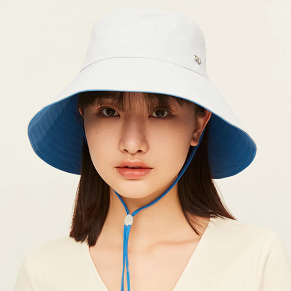 Women's Large Brim Bucket Hat Reversible Sun Cap UPF50  Waterproof