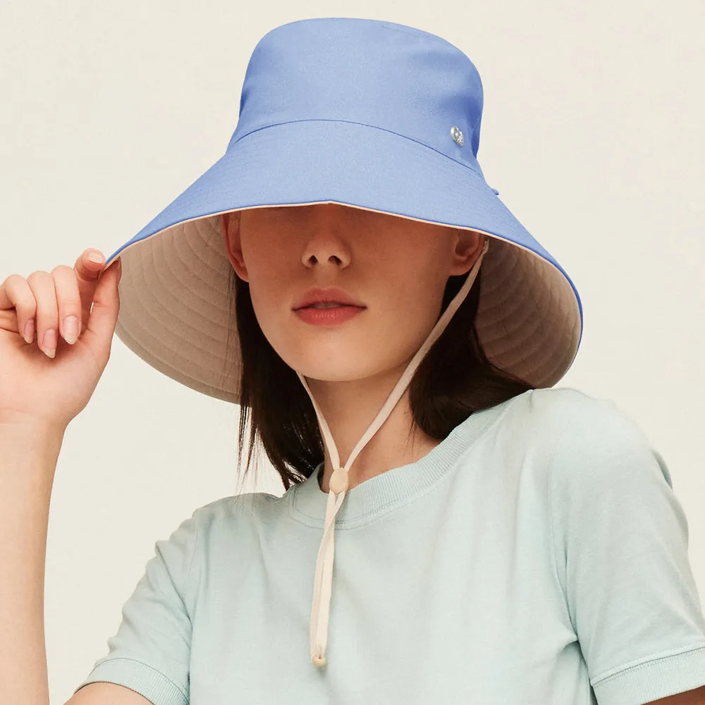Women's Large Brim Bucket Hat Reversible Sun Cap UPF50  Waterproof