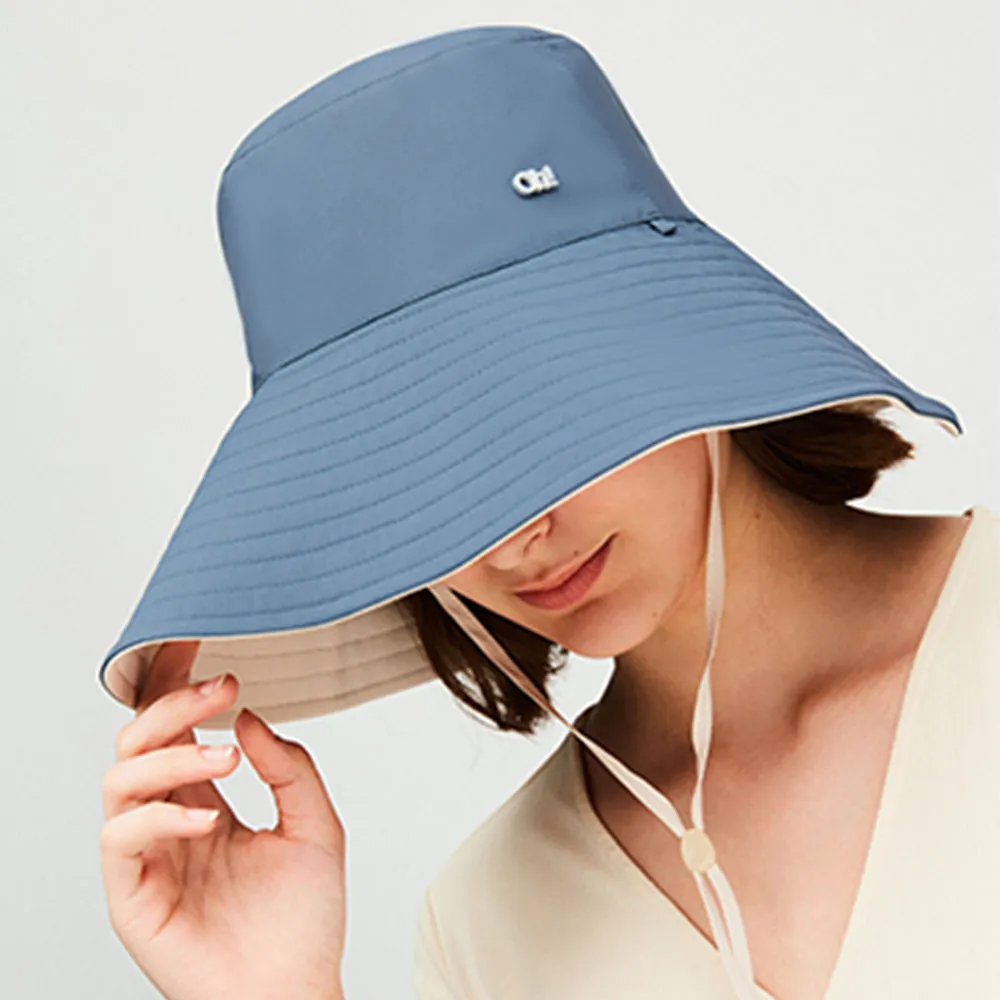 Women's Large Brim Bucket Hat Reversible Sun Cap UPF50  Waterproof