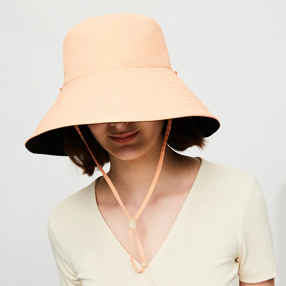 Women's Large Brim Bucket Hat Reversible Sun Cap UPF50  Waterproof