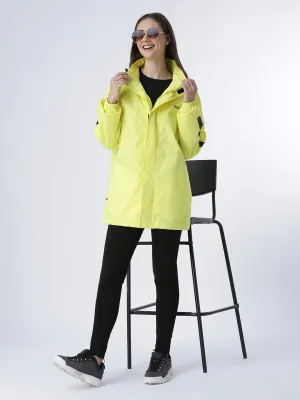 Zeel Unisex Neon Yellow Rain Jacket