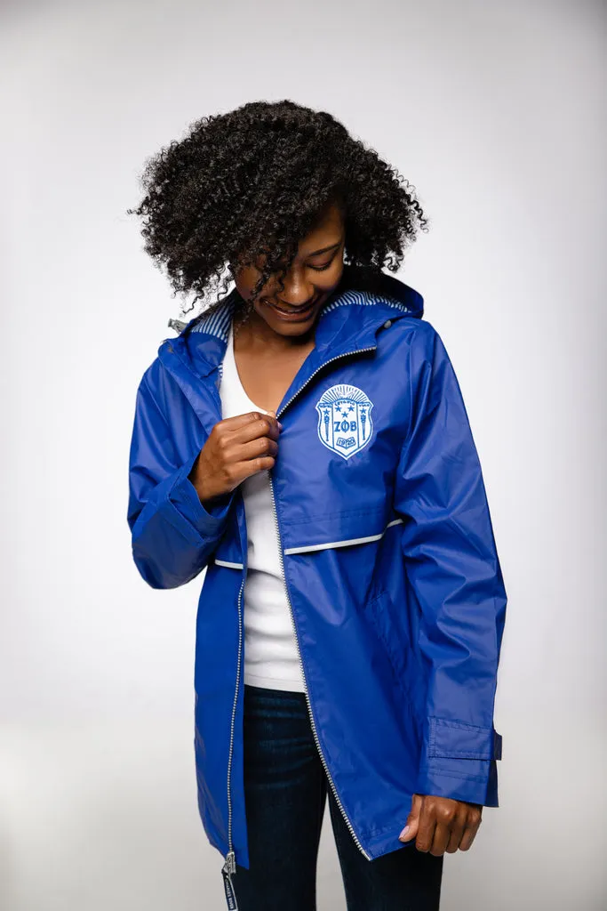 Zeta New Englander Rain Jacket - Royal Blue