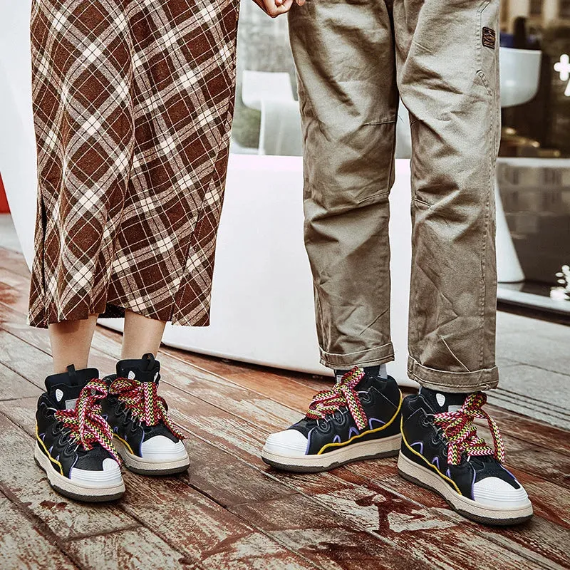 Zodie Wide Shoe Lacing UNISEX High Top Sneakers