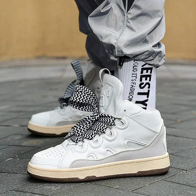 Zodie Wide Shoe Lacing UNISEX High Top Sneakers