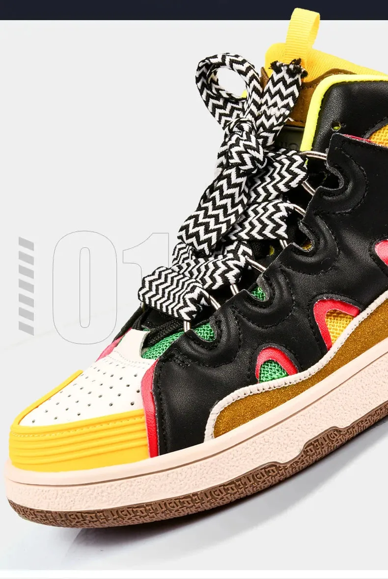 Zodie Wide Shoe Lacing UNISEX High Top Sneakers