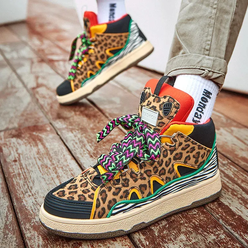 Zodie Wide Shoe Lacing UNISEX High Top Sneakers
