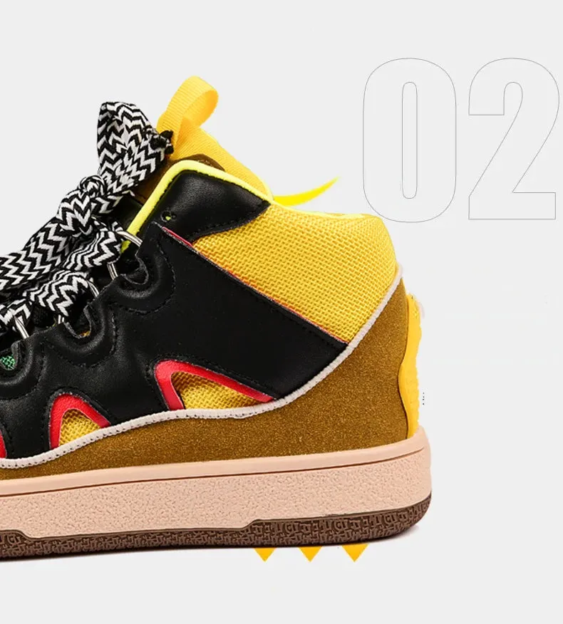Zodie Wide Shoe Lacing UNISEX High Top Sneakers